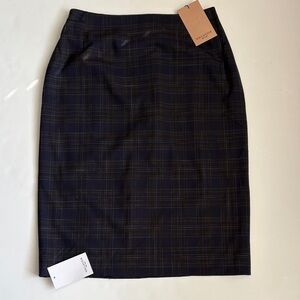 MM. LAFLEUR Cobble Hill Plaid Pencil Skirt NWT